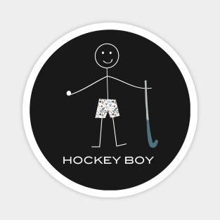 Funny Mens Field Hockey Guy Magnet